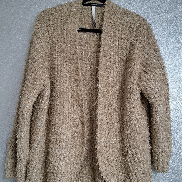 Kensie Open Front Eyelash Cardigan/Sweaterso   Size L - Picture 5 of 8